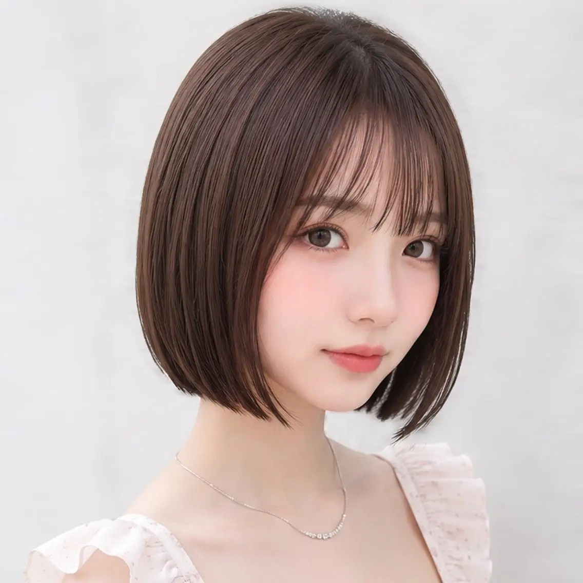ショート カラー カット ヘアカラー トリートメント ボブ×艶髪｜ 艶カラー🩶石橋怜大のヘアスタイル