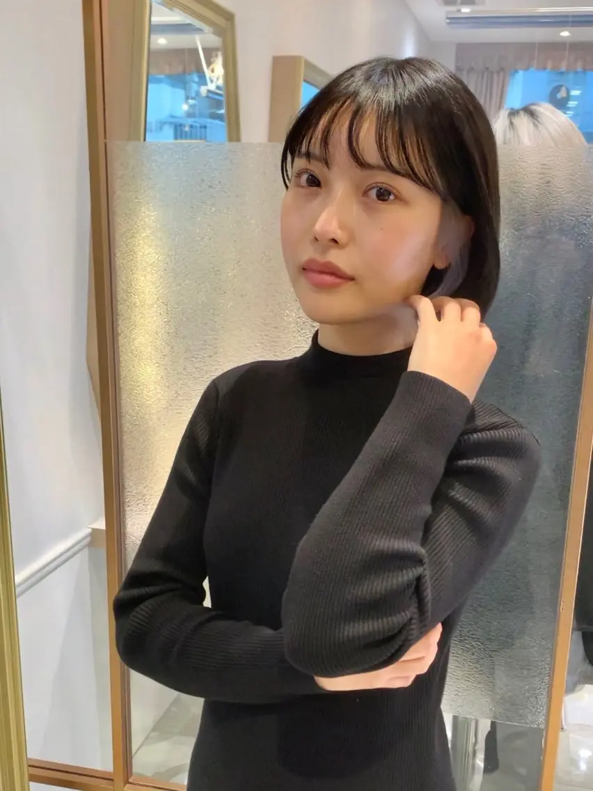 ショート カット ヘアカラー トリートメント 《褒められる》 透明感カラー/小嶋のヘアスタイル