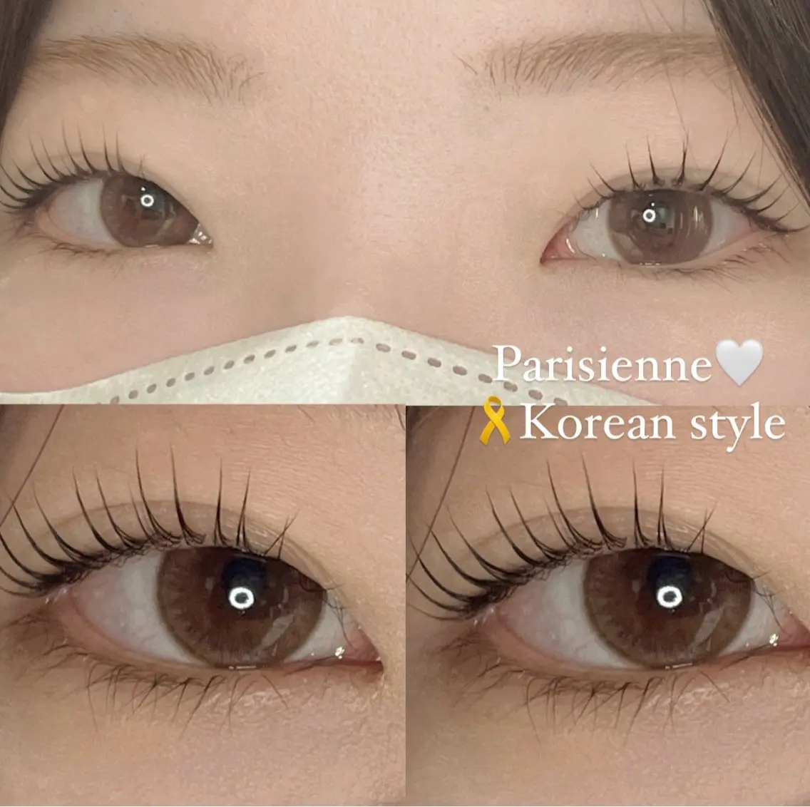 マツエク・マツパ 束感まつ毛 パリジェンヌラッシュリフト crescent eye aのマツエク・マツパデザイン