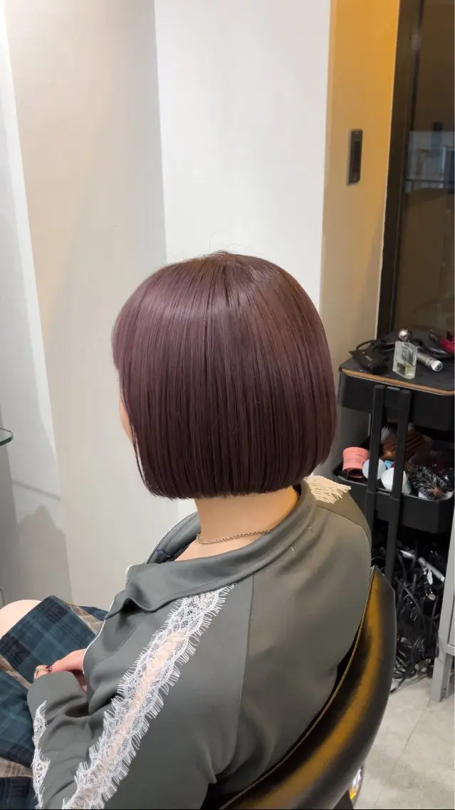 ブリーチ込みワンカラーの写真