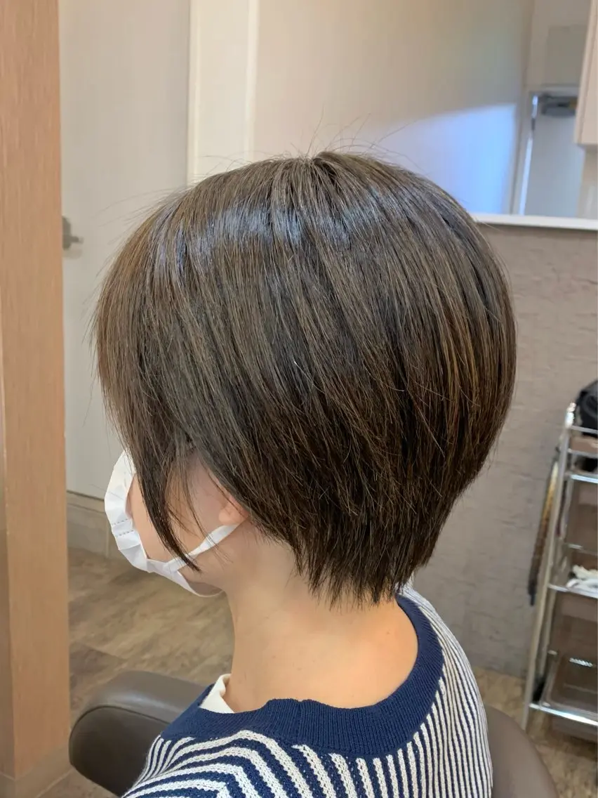 ショート カット 福原遼華/小顔ショー ト/髪質改善のヘアスタイル