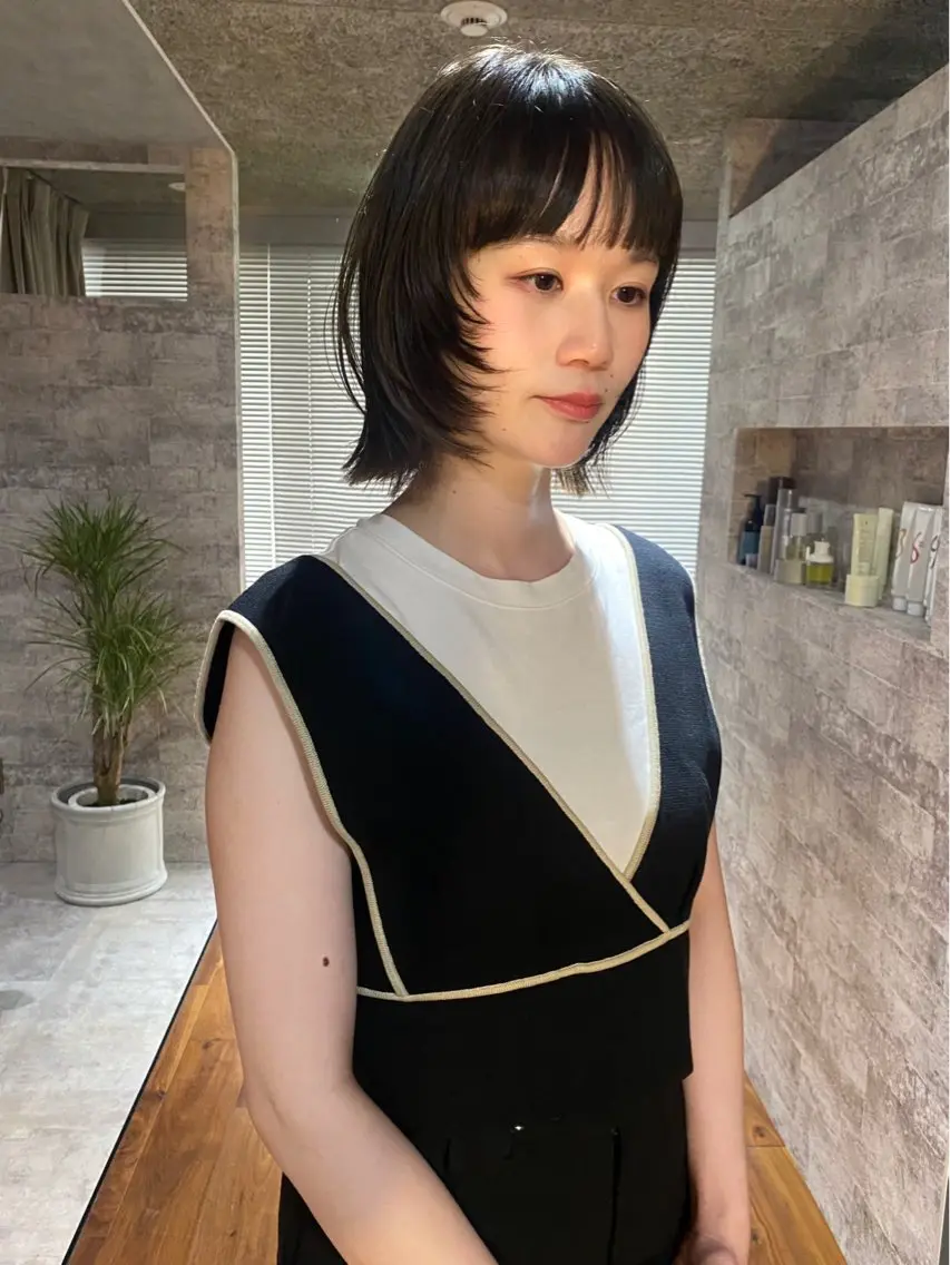 ショート カラー 似合わせカット カット トリートメント mai / linoah˚✧のヘアスタイル