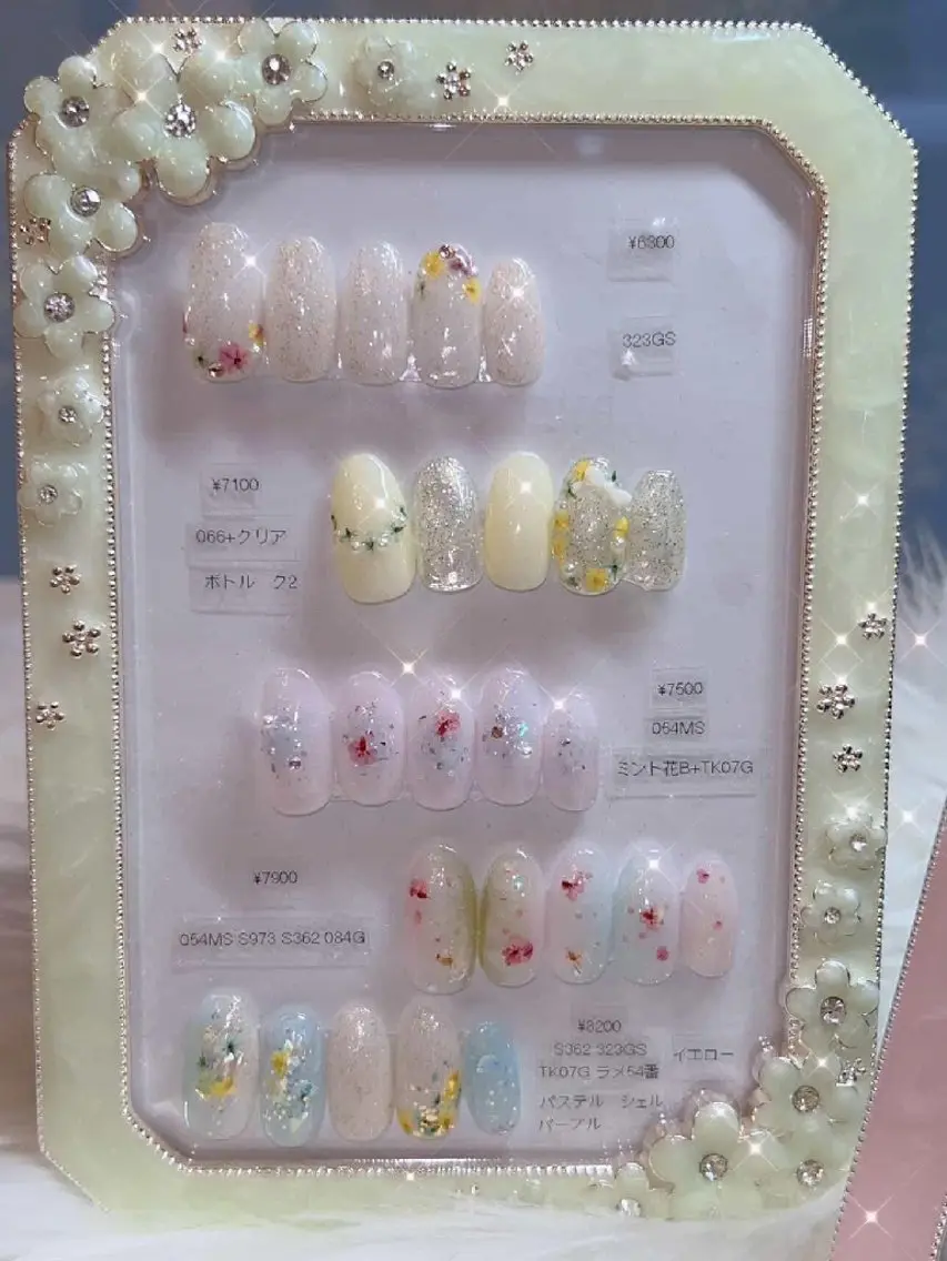 ネイル アートネイル 春ネイル ワンホンネイル I LOVE ME NAIL.｡.:*♡のネイルデザイン