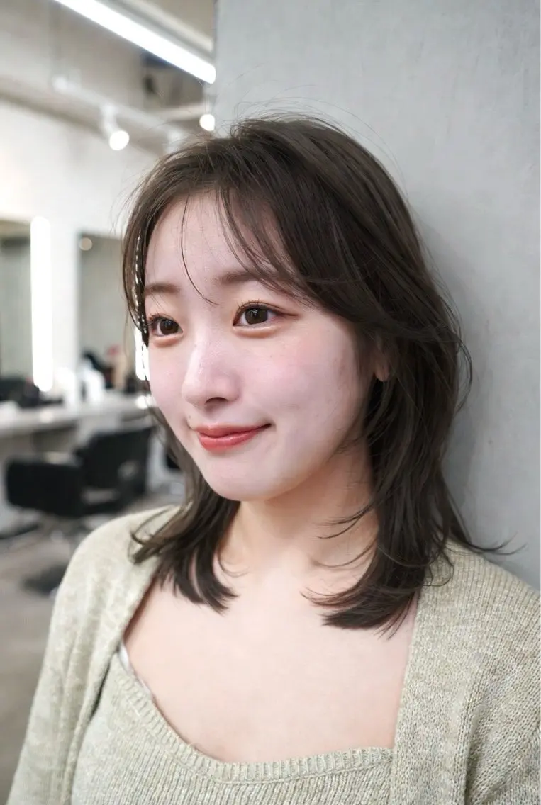 ミディアム カラー カット ヘアカラー トリートメント 似合わせ特化/ itta𓂃🫧‪のヘアスタイル