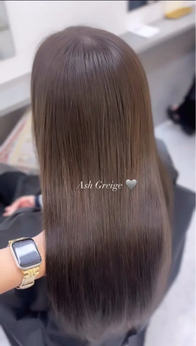 カラー カット ヘアカラー 韓国レイヤー艶カラー ブリーチ otohaのヘアスタイル