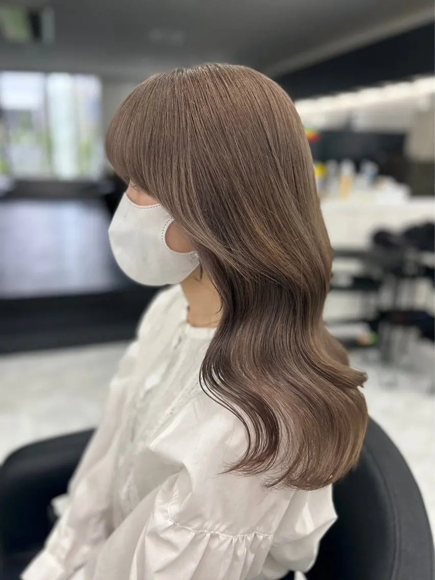 セミロング カラー ヘアカラー トリートメント ヘアセット Kawahara WATARUのヘアスタイル