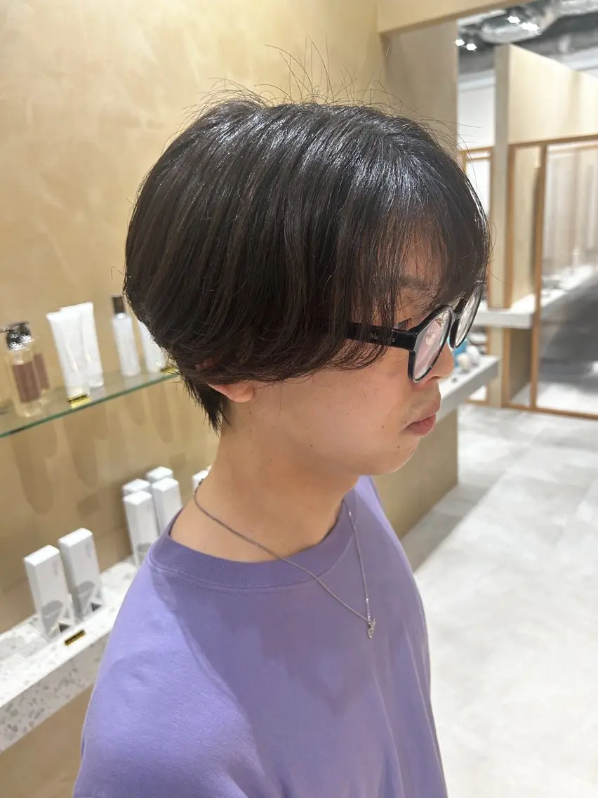 パーマ メンズ カルマパーマ メンズパーマ パーマ 🫧艶髪ボブ🫧 チカのヘアスタイル