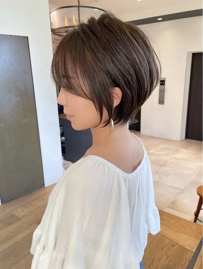 ショート カラー ショートヘア カット ヘアカラー 《髪質改善》🌟 似合わせ特化/‬荒砂のヘアスタイル