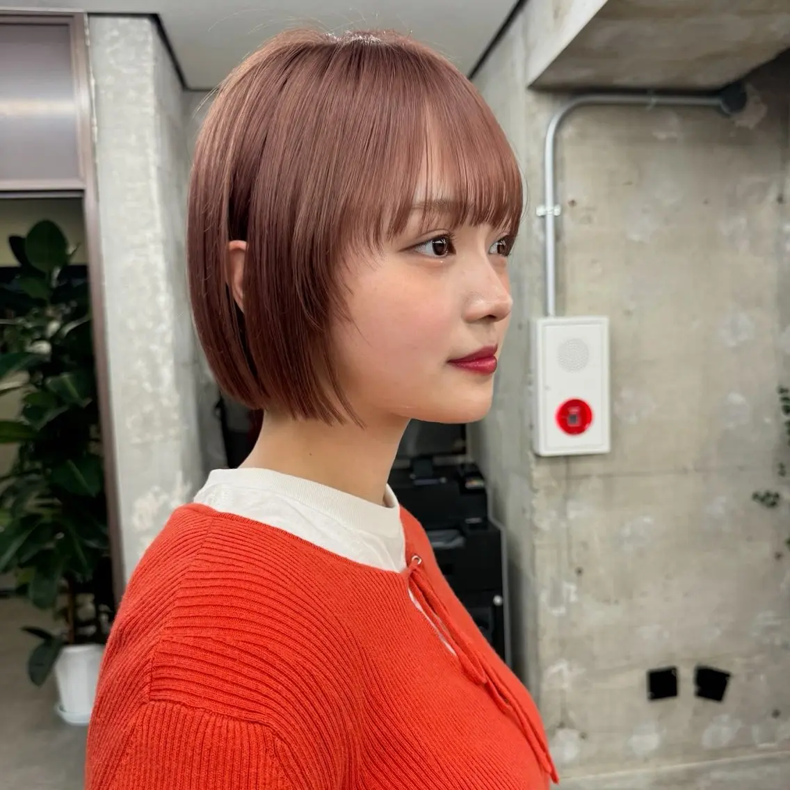 ショート カラー ベージュカラー ボブ 艶髪/レイヤー/ 垢抜け🩵/MARIのヘアスタイル
