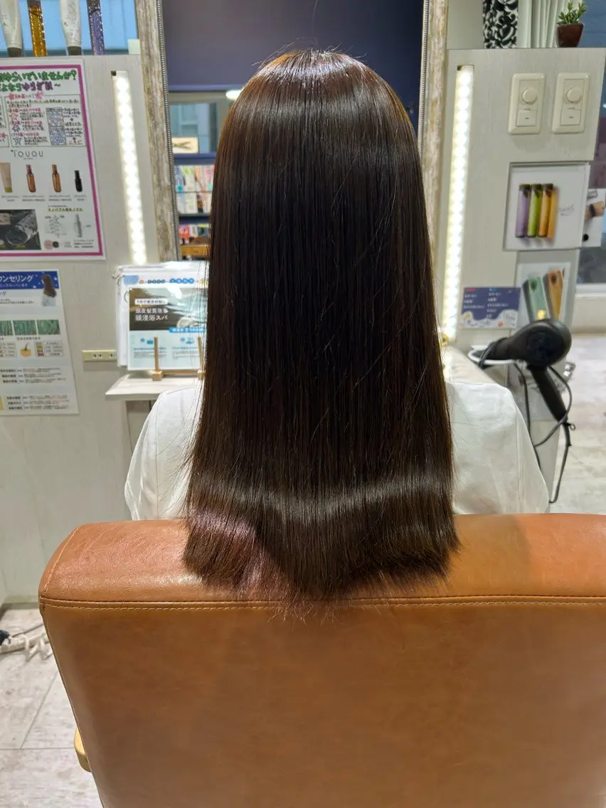 ミディアム 縮毛矯正 Ukezono Kodaiのヘアスタイル