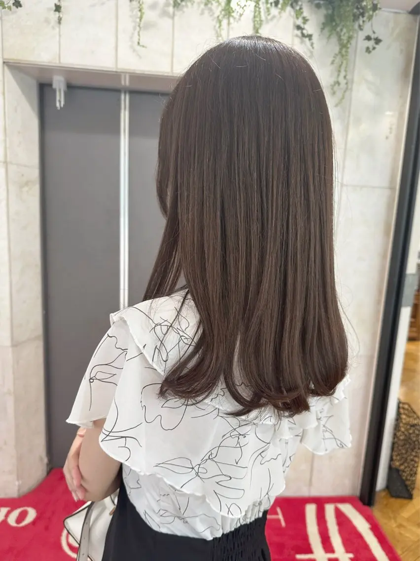 カット＋透明感カラー＋トリートメントの写真