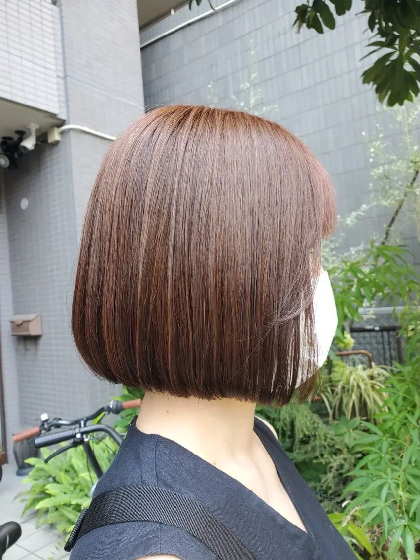 ミディアム ヘアカラー トリートメント みいな カラーモデル募集中!のヘアスタイル