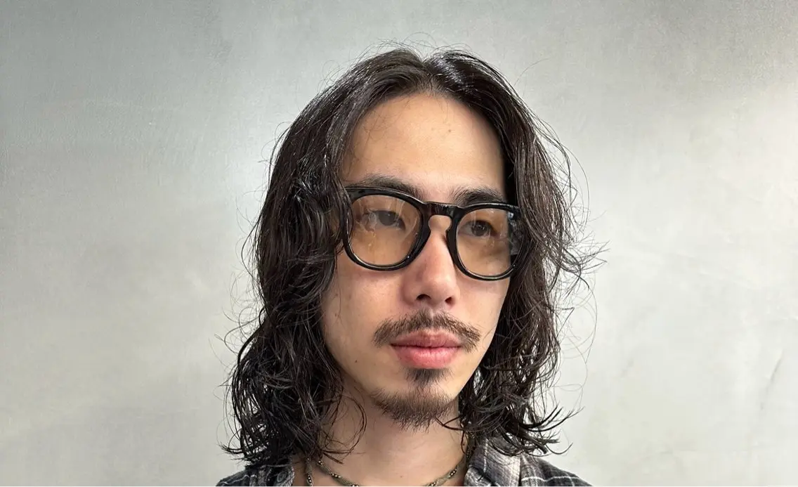 ロング パーマ ヘアアレンジ メンズ fifth 石川 凪のヘアスタイル