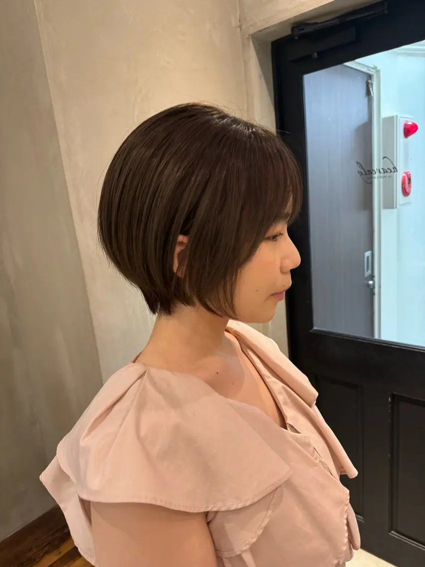 セミロング ヘアカラー トリートメント 新宿/顔周りカット +レイヤー＝しずく♩のヘアスタイル