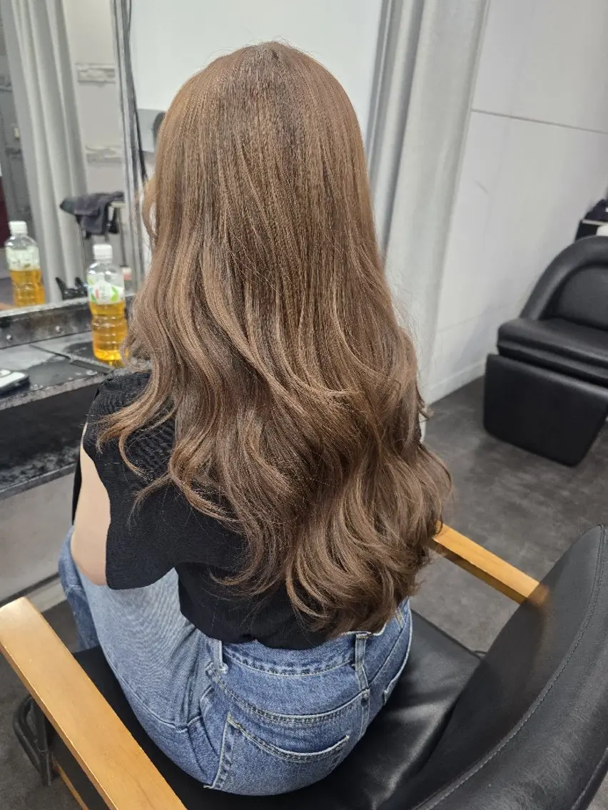 ロング カラー カット ヘアカラー トリートメント 平田 広大のヘアスタイル
