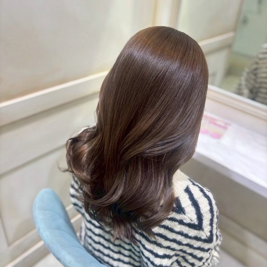 カラー ヘアカラー トリートメント 💙透明感カラー/ 縮毛矯正/ゆうな💙のヘアスタイル