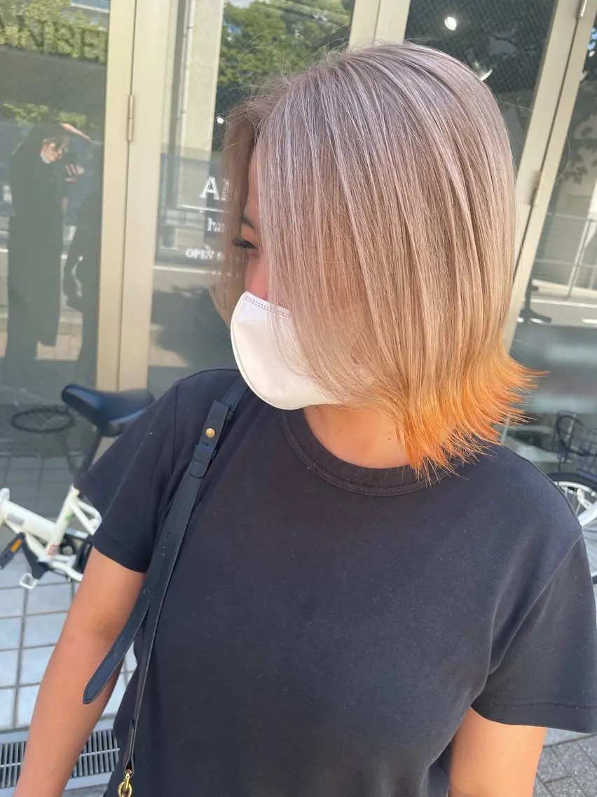 ショート 髪質改善×縮毛矯正 ×艶カラーNAOのヘアスタイル