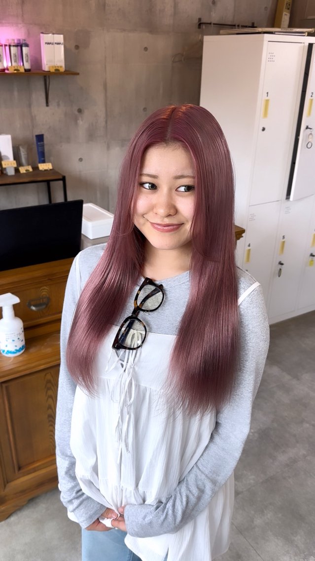 ロング ヘアカラー uda ハイトーン /最高級エクステのヘアスタイル