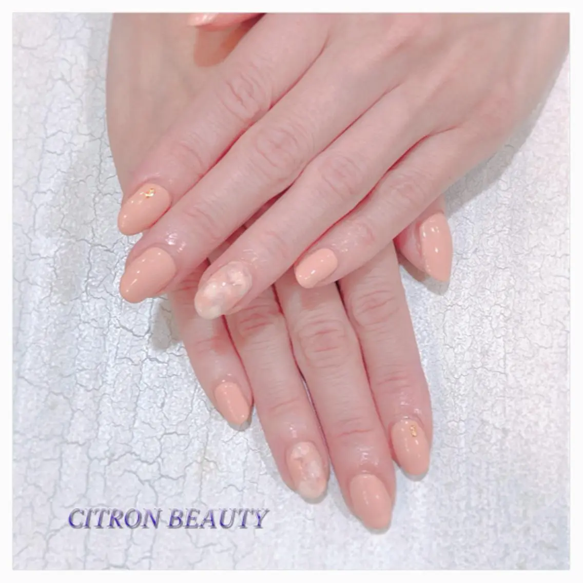 ネイル ニュアンスネイル ピンク CITRON NAIL💅練習生のネイルデザイン