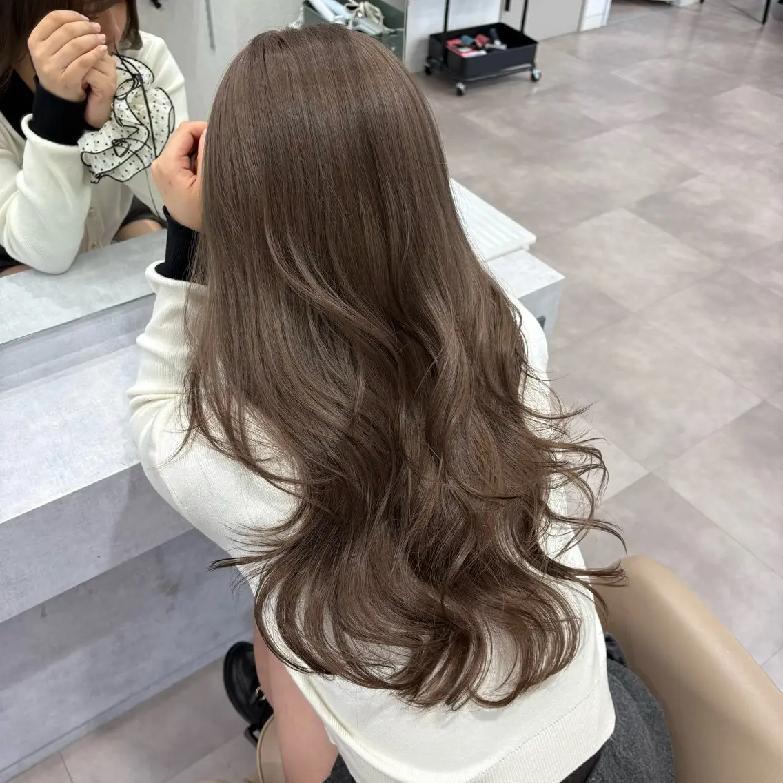 カラー ヘアカラー トリートメント うる艶/ハイトーン 🎀hina🎀のヘアスタイル