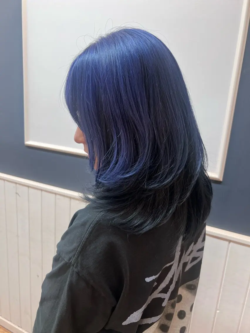 ミディアム カラー ✂︎HITOMI✂︎ 副店長のヘアスタイル