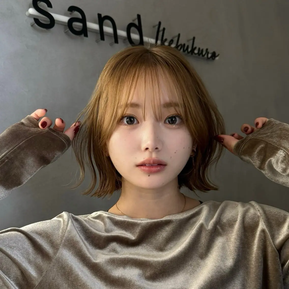 ショート カラー 撮影モデル 様募集中🫧ももかのヘアスタイル