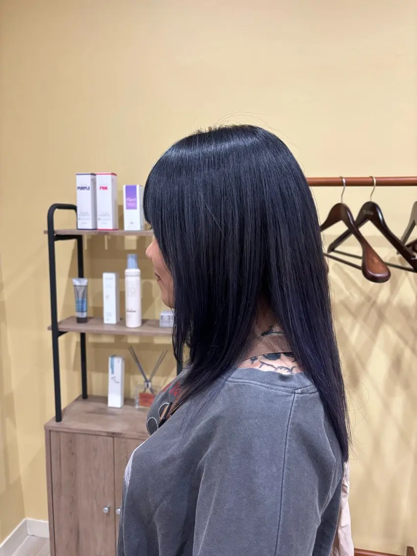 ロング 竹本 志栞のヘアスタイル