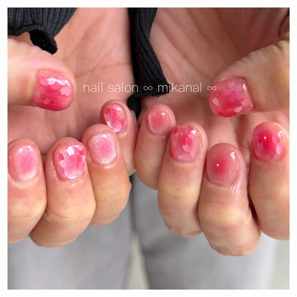 ネイル ハンドネイル nailsalon ∞ ﾐｶﾅﾙ ∞のネイルデザイン