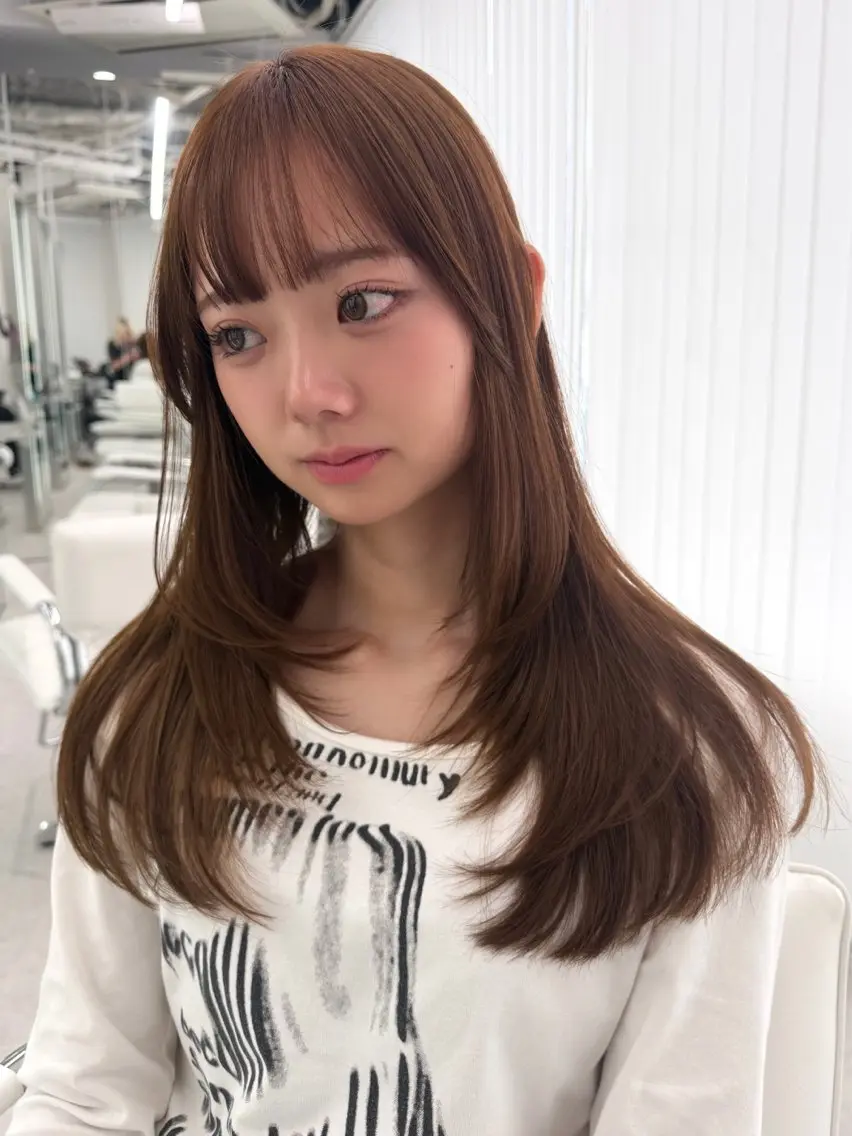ロング カラー 大阪梅田/ イマムラミヅキのヘアスタイル