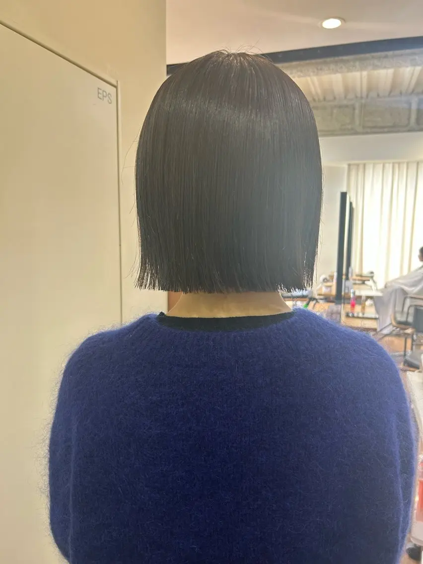 ショート カラー ボブ 、 、のヘアスタイル