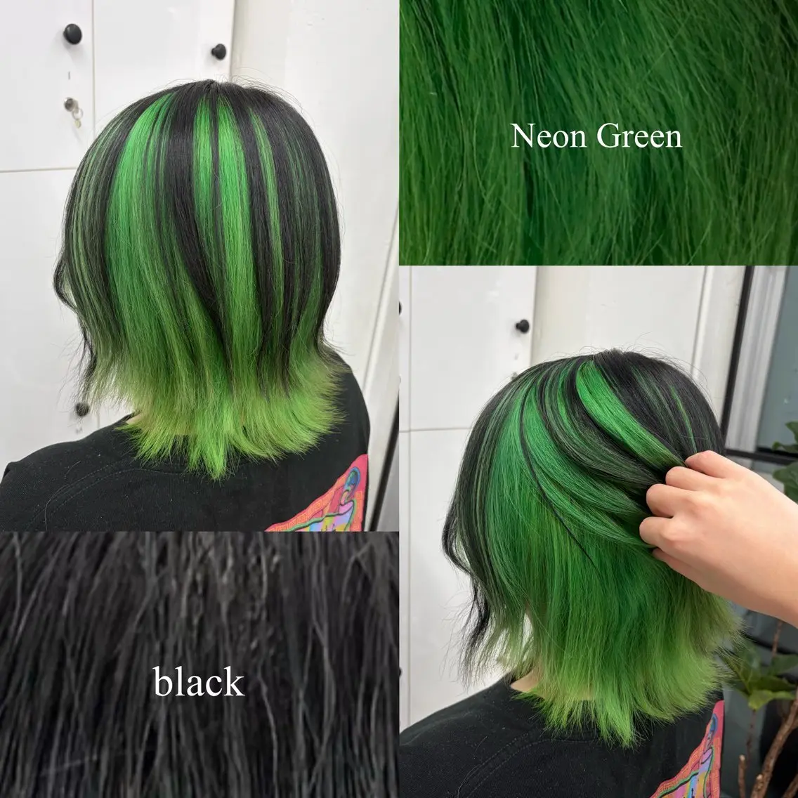 ミディアム カラー ミストバング 黒髪 デザインカラー フェイスフレーミング 顔周りカット ヘアカラー 🍊あすか🍊 JILLSTUDIOのヘアスタイル