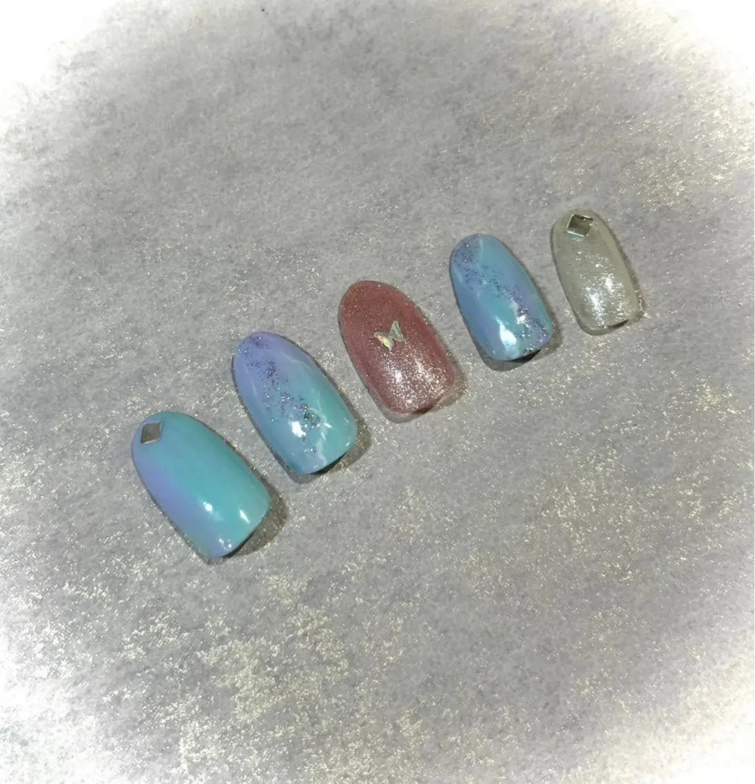 ネイル ニュアンスネイル 冬ネイル ハンドネイル Salon Ｋのネイルデザイン