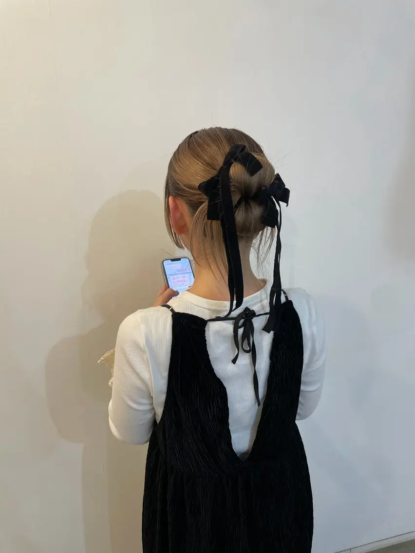 ヘアアレンジ ブリーチ×透明感 カラー/楓梨🎀のヘアスタイル