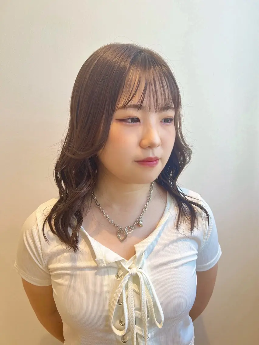 セミロング ボブ／ストレート🎀 harukaのヘアスタイル