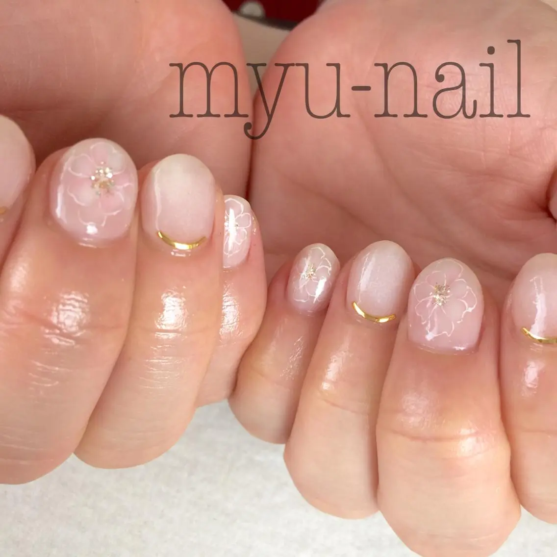 ネイル ハンドネイル ホームサロン myu-nailのネイルデザイン
