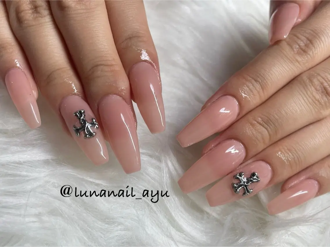シンプルスカルプ💅　【スカルプオフ初回半額✨】ワンカラー、ラメグラ　※オフある場合事前にお伝え下さいの写真