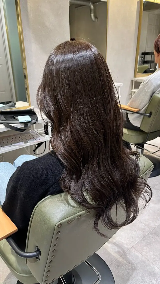ロング カラー ヘアカラー/髪質改善 /新宿/AiNAのヘアスタイル