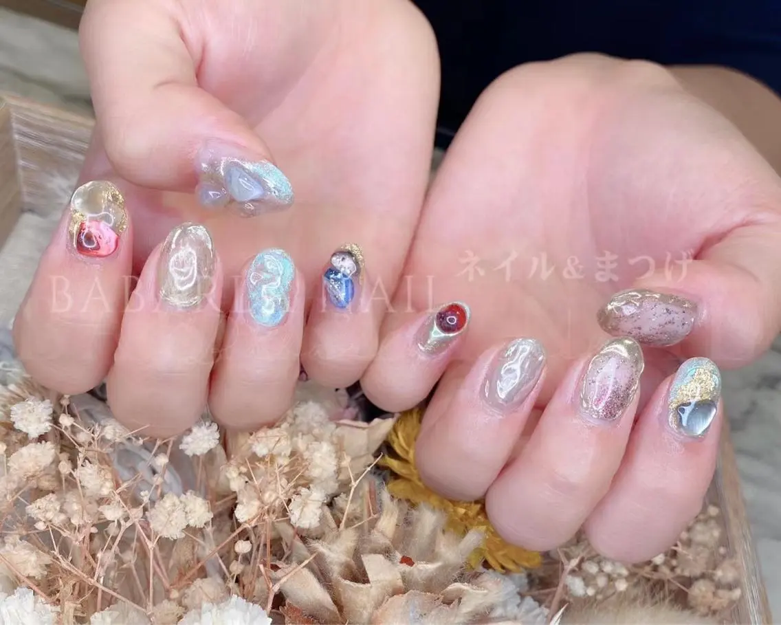 ネイル ストーンネイル Babarla Nailのネイルデザイン