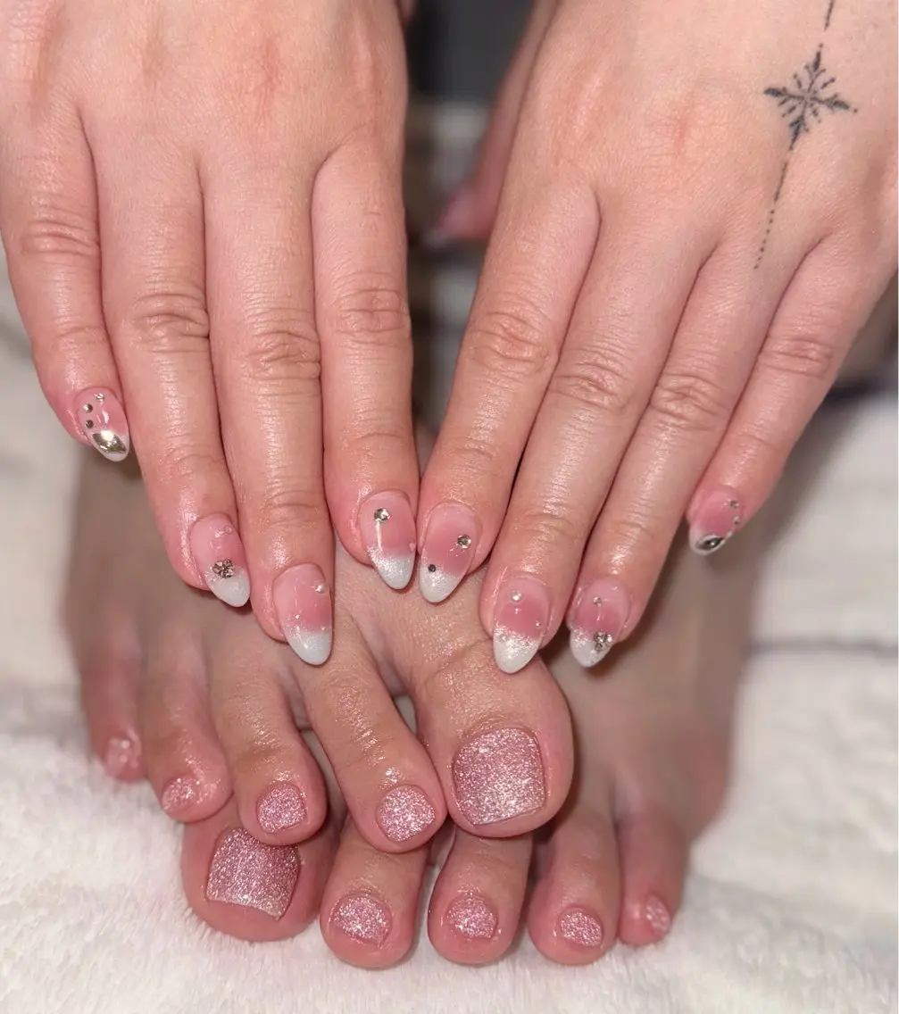 ネイル チークネイル ジェルネイル マグネットネイル メンズネイル ハンドネイル フットネイル MIMnail メンズネイリストのネイルデザイン