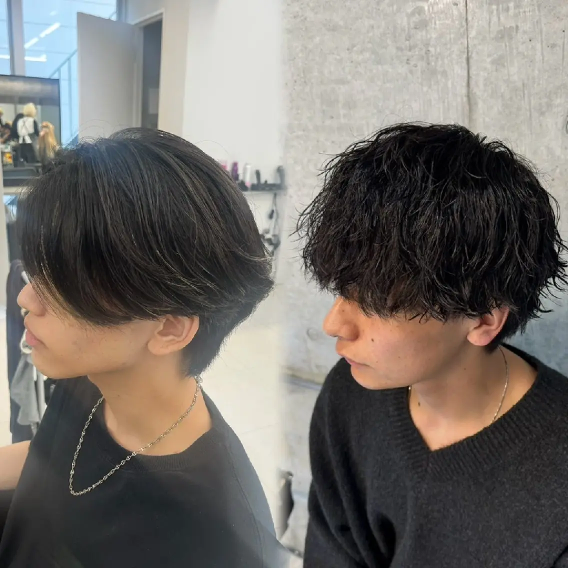 【朝の支度もこれで楽々✨激安CP🌀】カット➕パーマ(無造作、シャドウ、ニュアンス)の写真