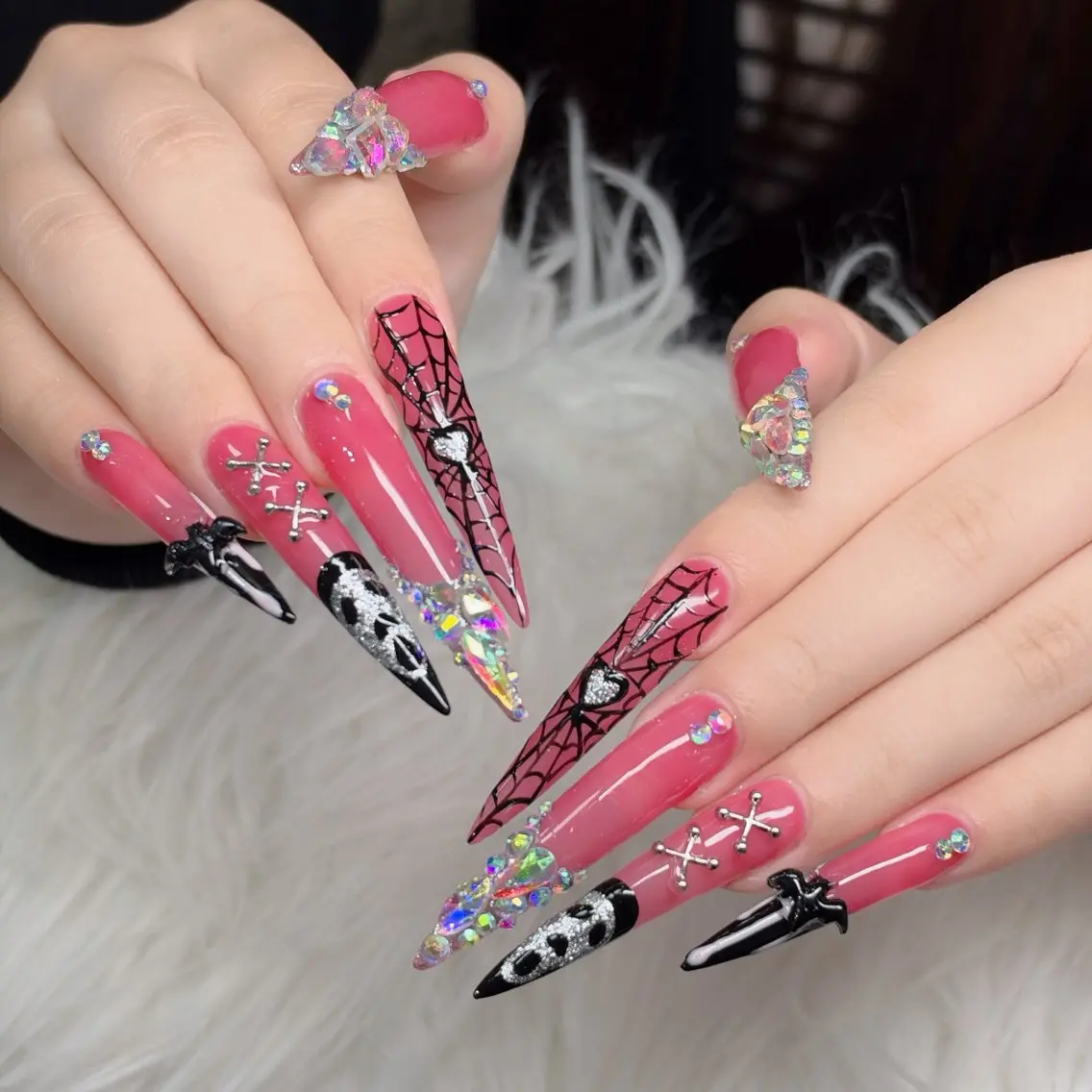ネイル フットネイル フレンチネイル グラデーション 韓国ネイル ロングネイル ハンドネイル Hani Nail Salonのネイルデザイン
