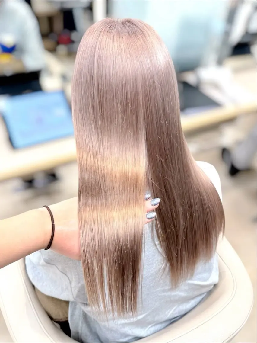 【11.12月限定クーポン!!♥️】カット＋艶髪カラー＋髪質ケアトリートメント🎀💕💓💗の写真