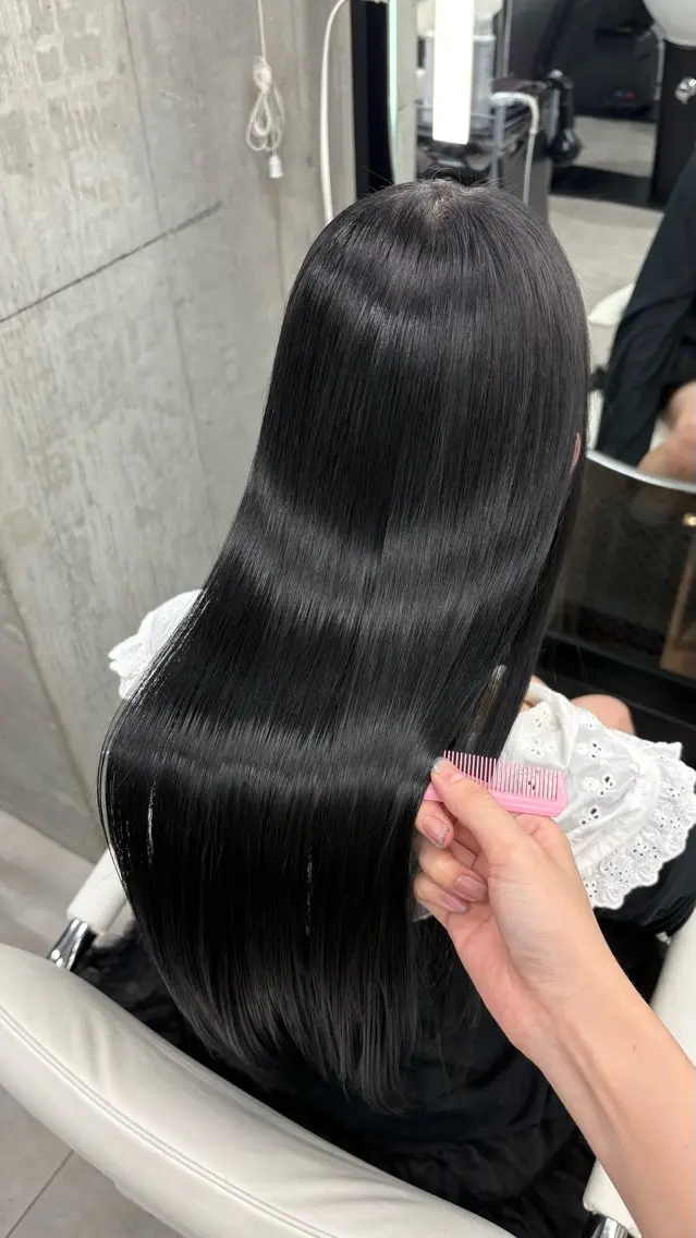 カラー 髪質改善 Celan あやかのヘアスタイル