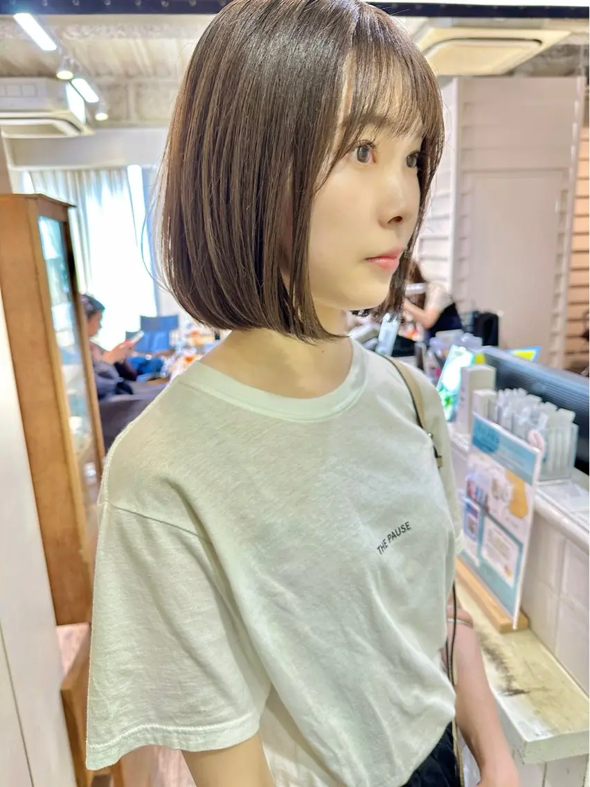 ショート ショート ボブ 梅田 木戸健人のヘアスタイル