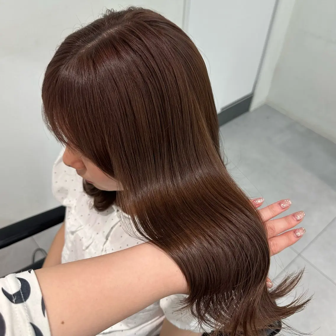 セミロング カラー ヘアカラー DEAN JECYのヘアスタイル