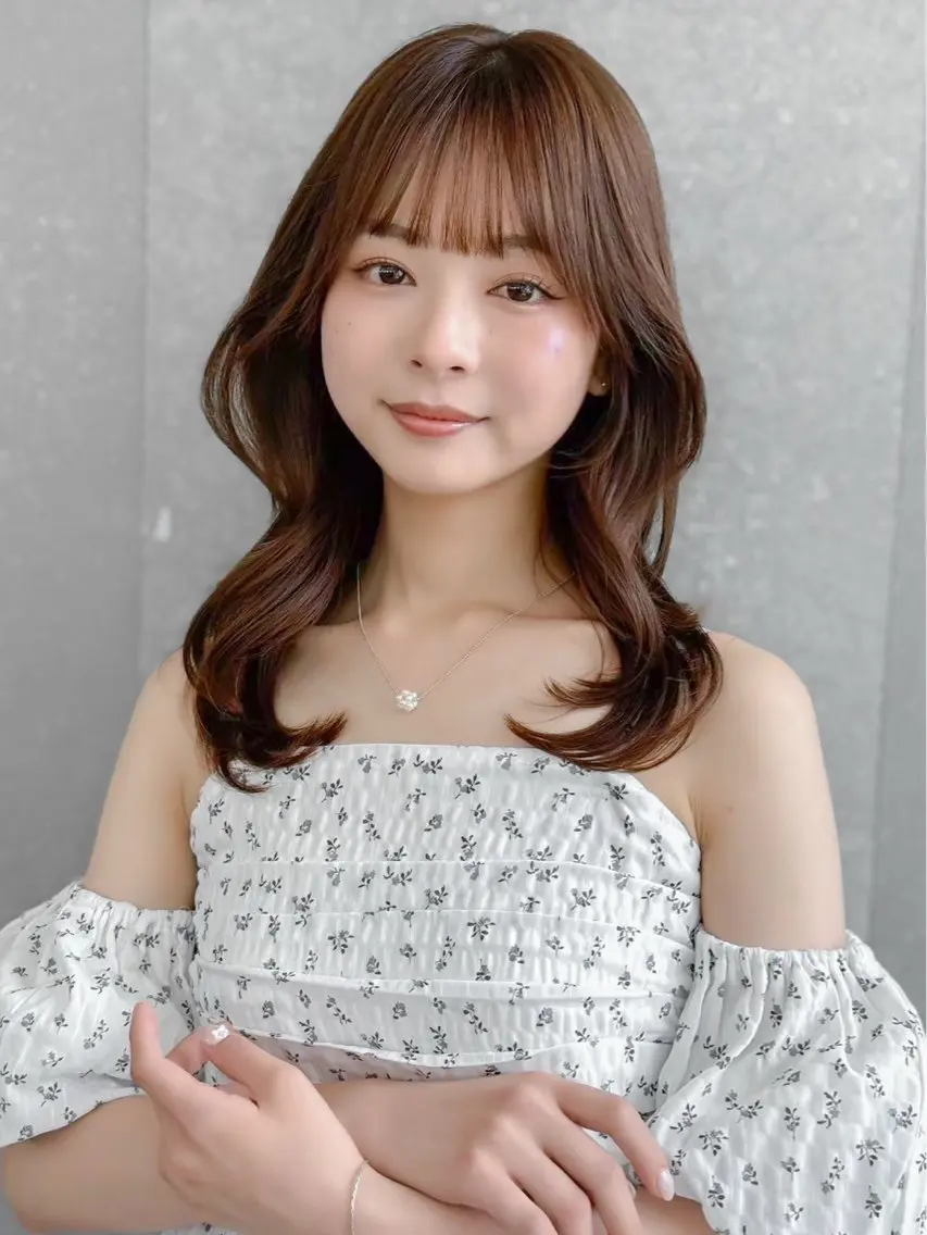 🌈人気No.1支持率78%🌈カット+N.カラー+髪質改善3stトリートメントの写真