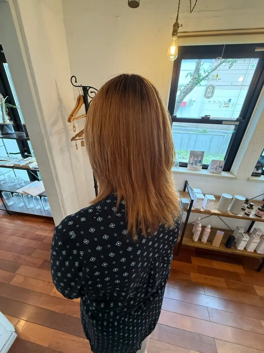 縮毛矯正 さらや みあきのヘアスタイル