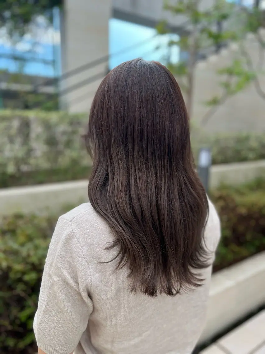 ロング カット ヘアカラー 🌺まなみ/ うる艶カラー🌺のヘアスタイル