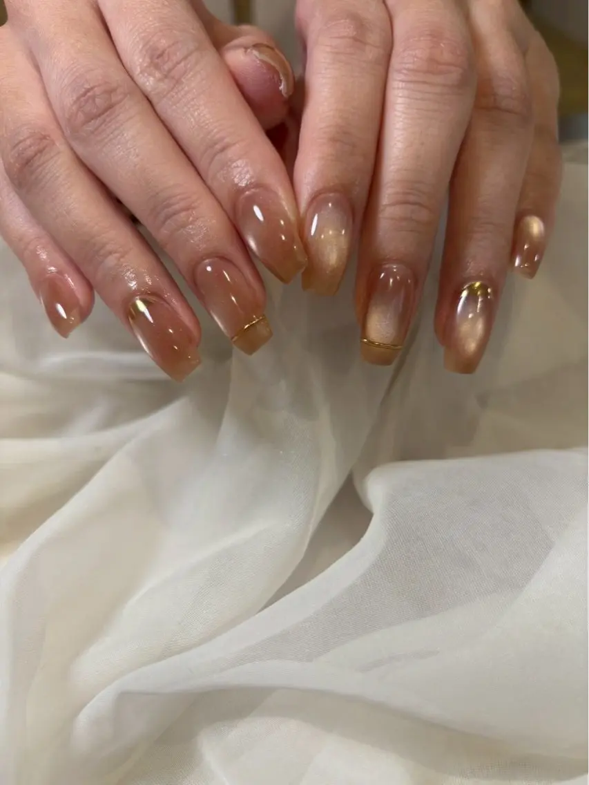 ネイル ニュアンスネイル シンプルネイル ハンドネイル Nail Salon Luanaのネイルデザイン