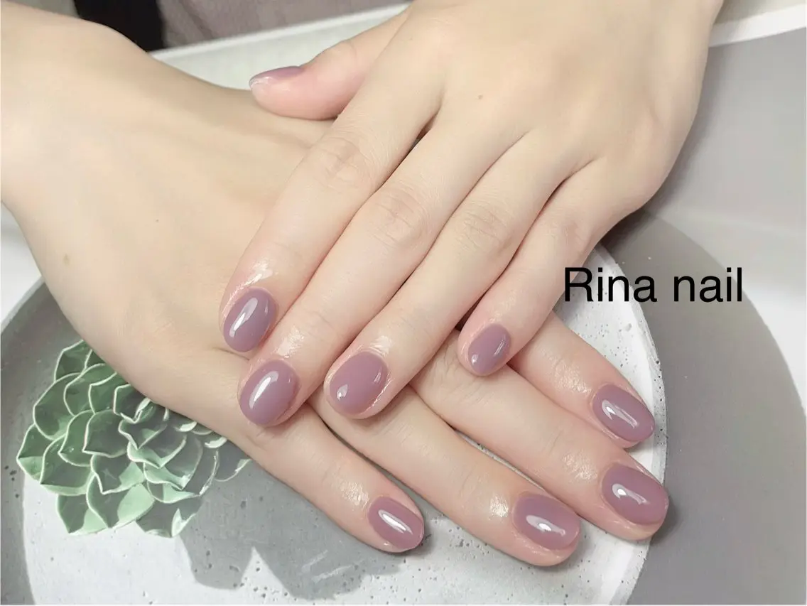 ネイル クリアネイル 韓国ネイル シンプルネイル 夏ネイル ハンドネイル リナ ネイルサロンのネイルデザイン